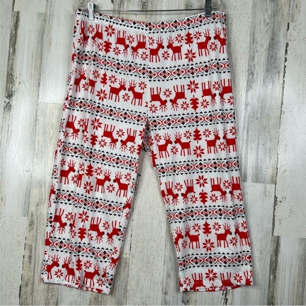 Women's Pajama Sets Cotton Sleepwear Tops w Capri Pants Cute Pjs by Enjoynight - Picture 7 of 13